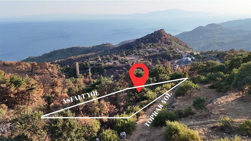 AHMETÇE’DE GELECEĞİ SATIN ALIN | İMAR SINIRINDA 1654 M² MANZARALI ARSA - ÇANAKKALE AYVACIK AHMETÇE KÖYÜ - undefined undefined