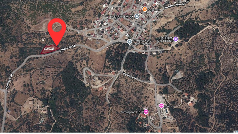 AHMETÇE’DE GELECEĞİ SATIN ALIN | İMAR SINIRINDA 1654 M² MANZARALI ARSA - ÇANAKKALE AYVACIK AHMETÇE KÖYÜ - undefined undefined