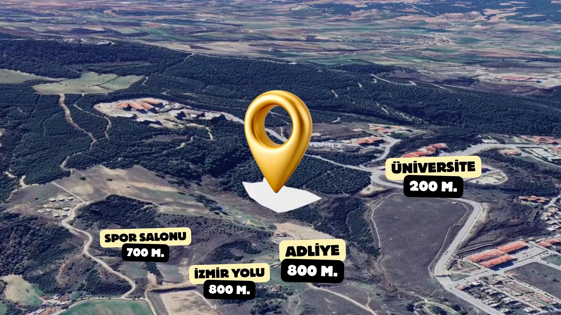 SARI BÖLGEDE 16.022/2 m² YATIRIM FIRSATI - ÇANAKKALE MERKEZ SARICAELİ KÖYÜ - undefined undefined