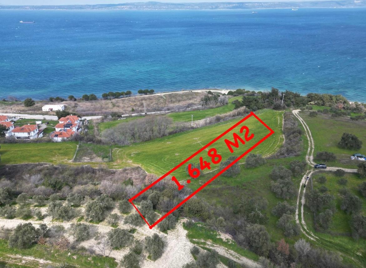 ÇANAKKALE İNTEPEDE DENİZ MANZARALI SATILIK ARSA - ÇANAKKALE MERKEZ ERENKÖY KÖYÜ, ERENKÖY MERKEZ MEVKİİ - undefined undefined