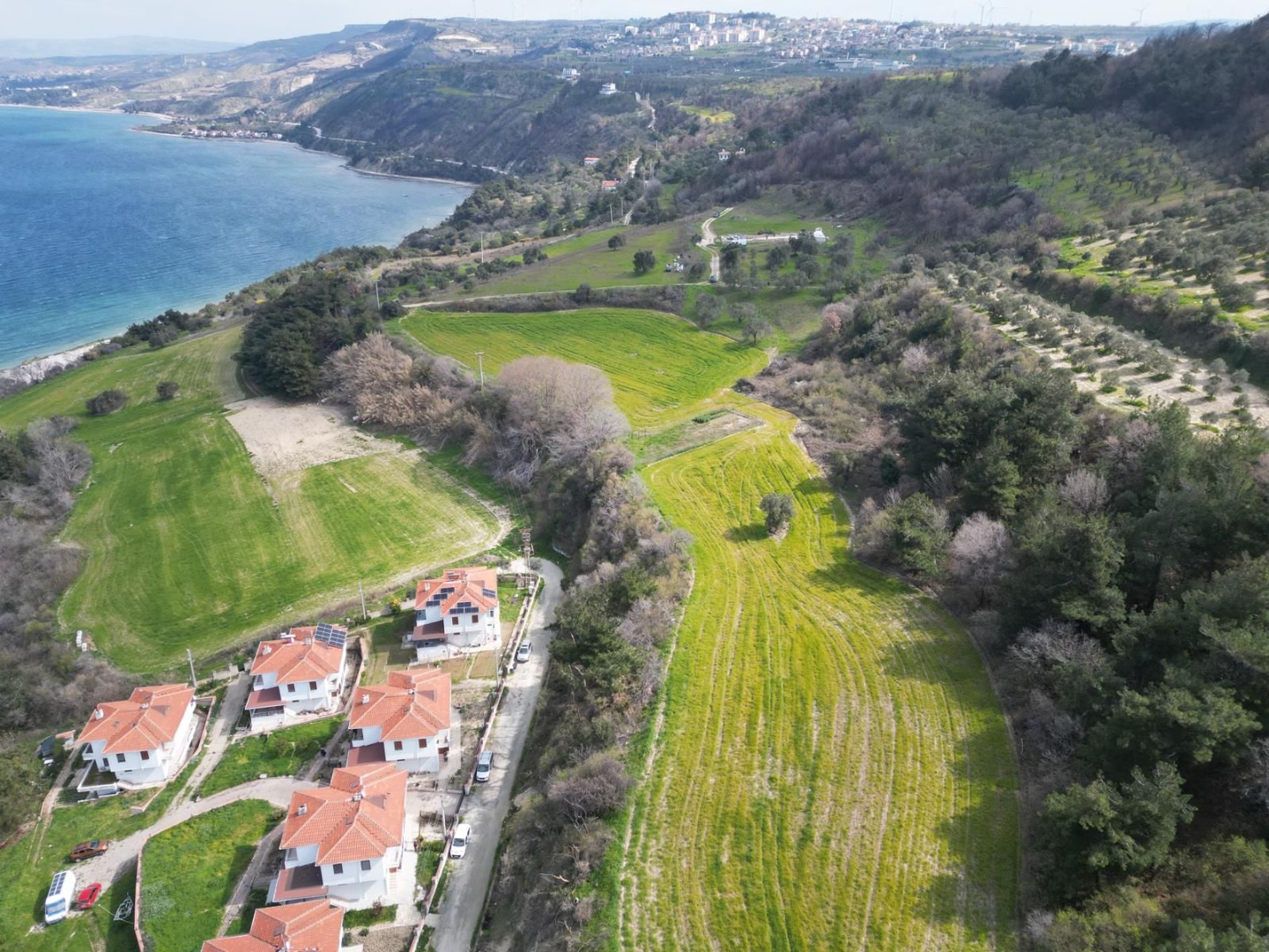 ÇANAKKALE İNTEPEDE DENİZ MANZARALI 1690 m² SATILIK ARSA - ÇANAKKALE MERKEZ ERENKÖY KÖYÜ, ERENKÖY MERKEZ MEVKİİ - undefined undefined