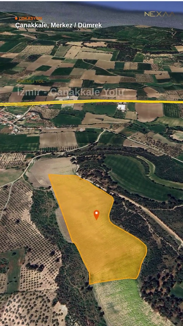 Çanakkale Merkez Dümrek Köyün de 113631 m2 Satılık Tarla - ÇANAKKALE MERKEZ DÜMREK KÖYÜ - undefined undefined
