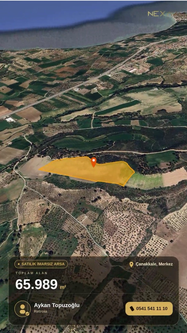 Çanakkale Merkez Dümrek Köyün de 113631 m2 Satılık Tarla - ÇANAKKALE MERKEZ DÜMREK KÖYÜ - undefined undefined