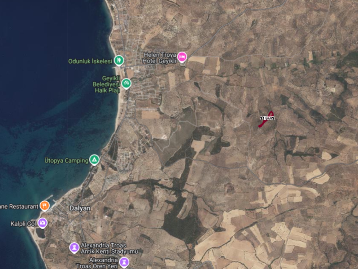 EZİNE KEMALLI ODUNLUK İSKELESİ MEVKİİNDE 9.678m² YATIRIMLIK ZEYTİNLİK - ÇANAKKALE EZİNE KEMALLI KÖYÜ - undefined undefined - Thumbnail