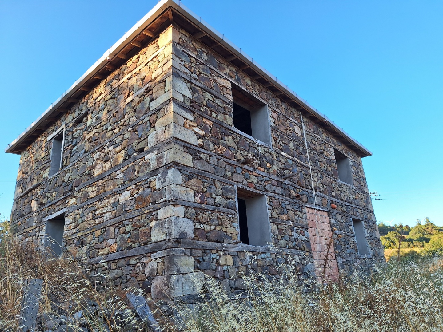 ÇANAKKALE LAPSEKİ HACIGELEN DE SATILIK 985 M2 ARSA İÇİNDE 4+2 TAŞ EV - ÇANAKKALE LAPSEKİ HACIGELEN KÖYÜ - undefined undefined - Thumbnail
