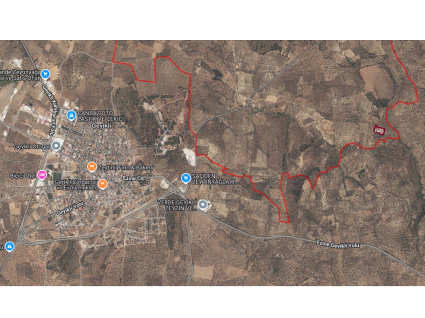 GEYİKLİ DARIKÖY'DE 4.933m² YATIRIMLIK ZEYTİNLİK - ÇANAKKALE EZİNE DARIKÖY KÖYÜ - undefined undefined - Thumbnail