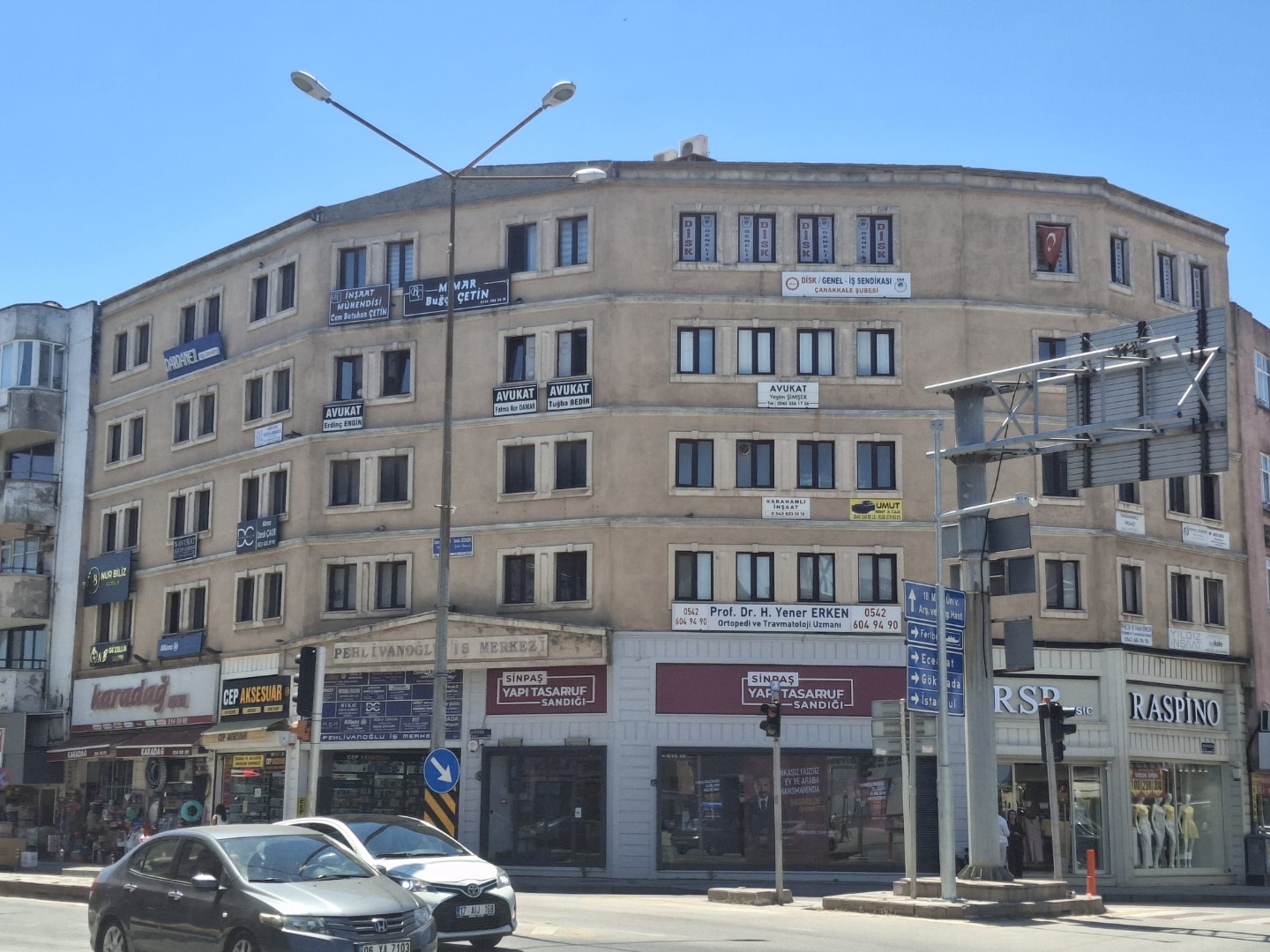 ÇANAKKALE MERKEZ PEHLİVANOĞLU İŞ MERKEZİ SATILIK 2+1 İŞYERİ OFİS