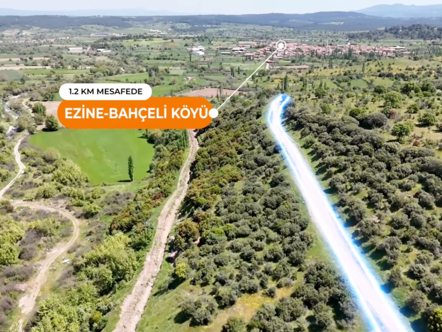 ÇANAKKALE, EZİNE, BAHÇELİ KÖYÜ'NDE BARAJA YAKIN, SULU TARIM VEYA ÇİFTLİK İÇİN UYGUN, KADASTRAL YOLU OLAN TARLA - ÇANAKKALE EZİNE BAHÇELİ KÖYÜ - undefined undefined - Thumbnail