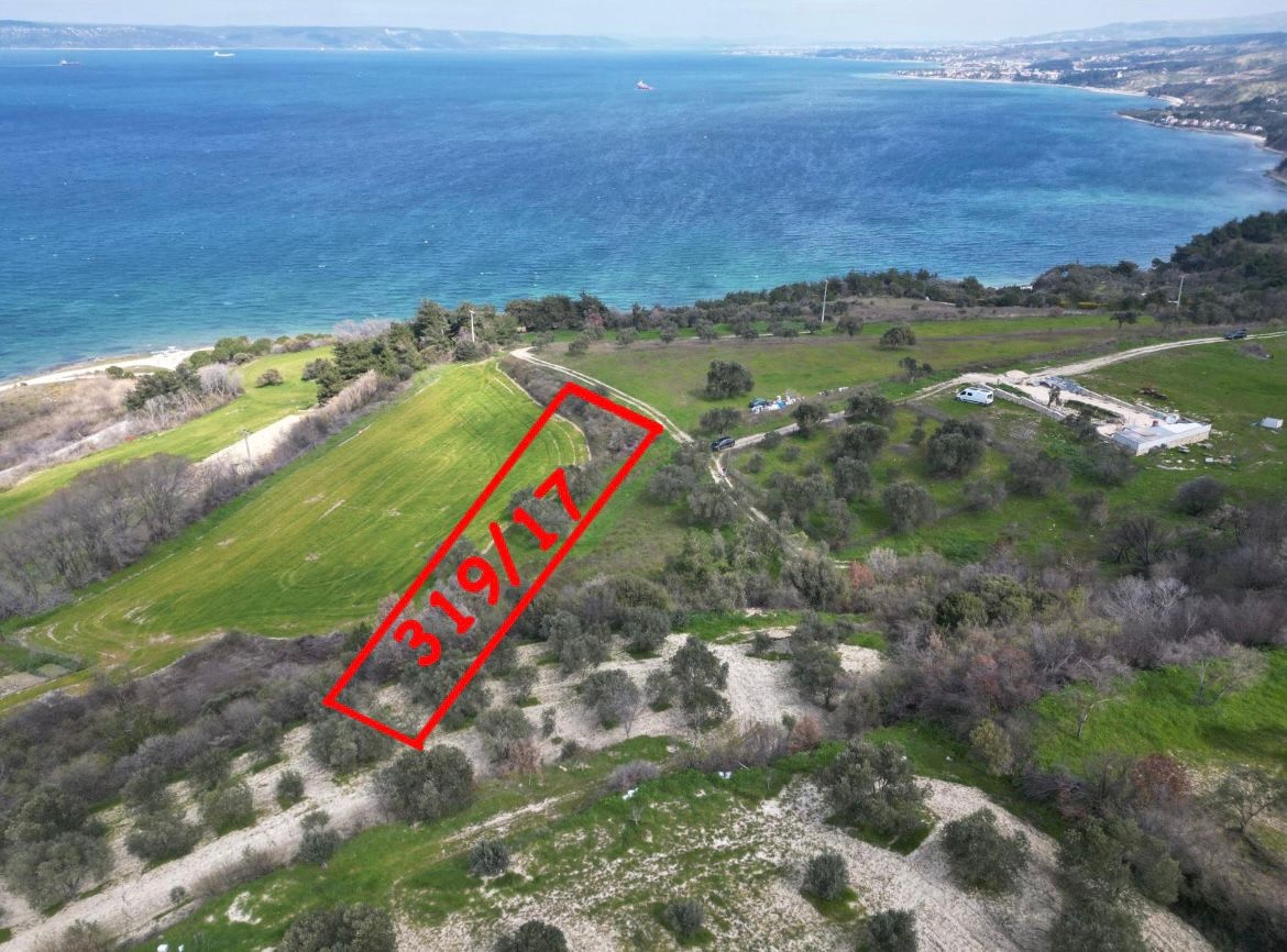 ÇANAKKALE İNTEPEDE DENİZ MANZARALI 1690 m² SATILIK ARSA
