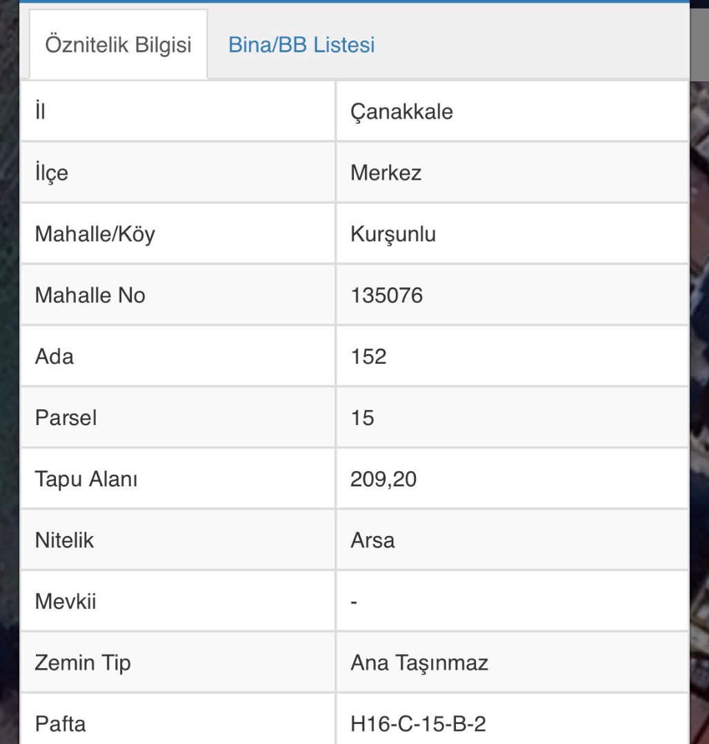 ÇANAKKALE MERKEZ KURŞUNLUDA İNŞAATA HAZIR SATILIK ARSA - ÇANAKKALE MERKEZ KURŞUNLU KÖYÜ - undefined [object Object]