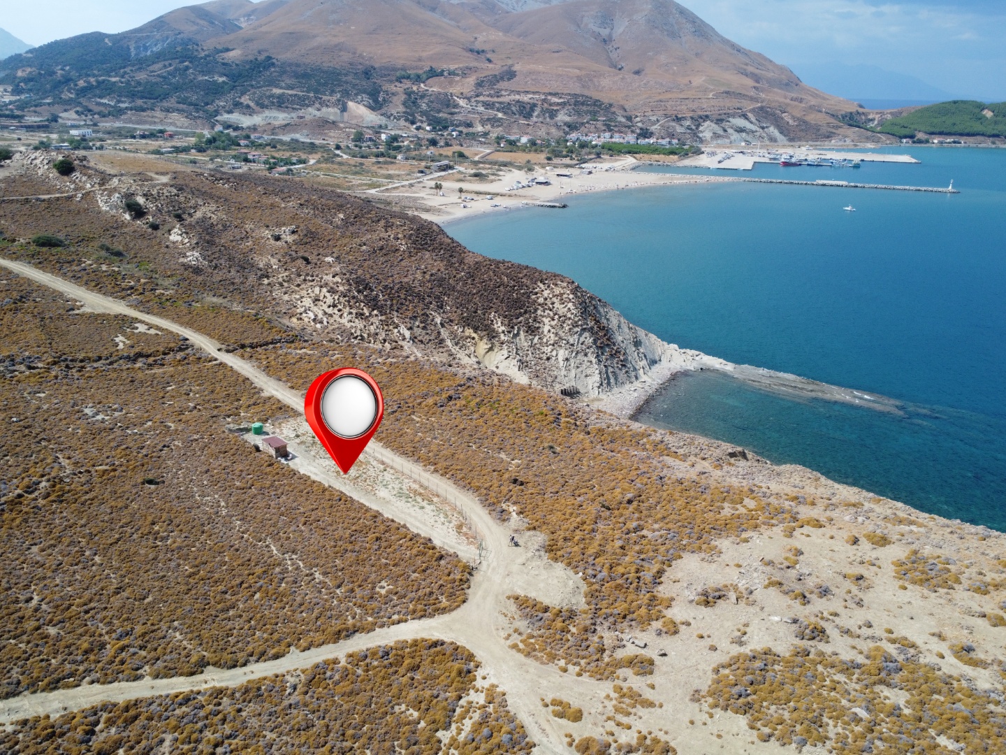 GÖKÇEADA KUZULİMANINDA PLAJA 200 METRE DENİZ MANZARALI TARLA - ÇANAKKALE GÖKÇEADA KUZULİMANI MAHALLESİ - undefined [object Object]