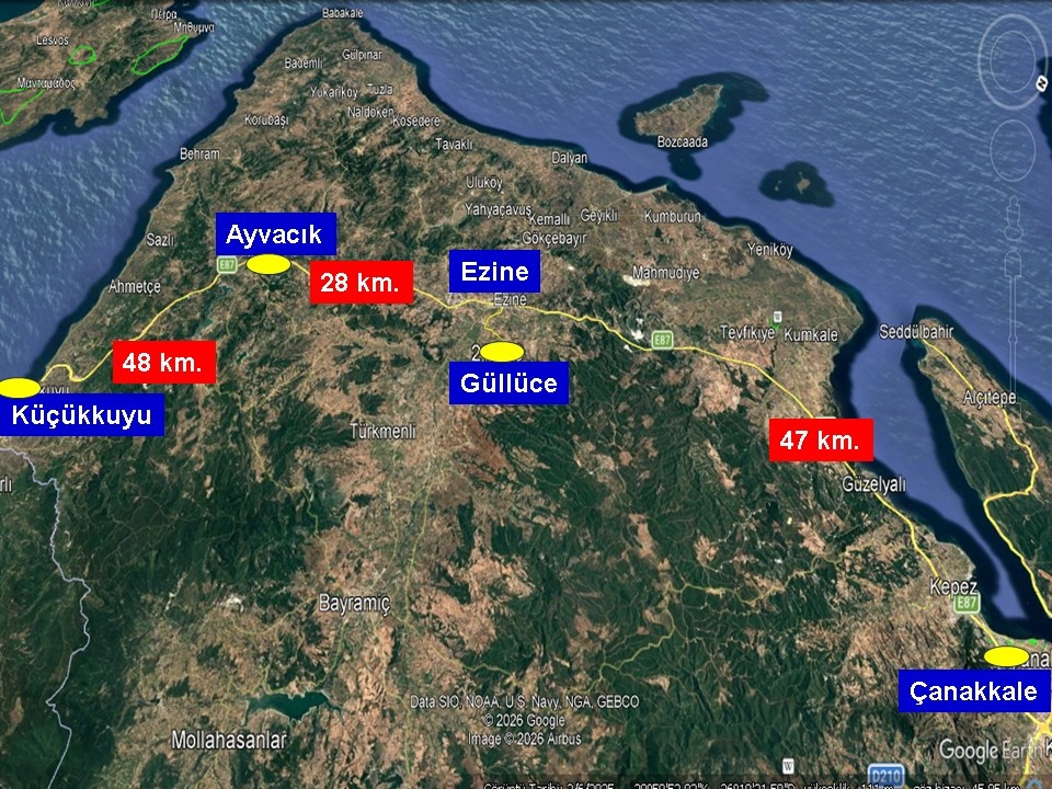 ÇANAKKALE, EZİNE, GÜLLÜCE KÖYÜ'NDE İMARLI 1.675 M2 SATILIK ARSA - ÇANAKKALE EZİNE GÜLLÜCE KÖYÜ - undefined [object Object]