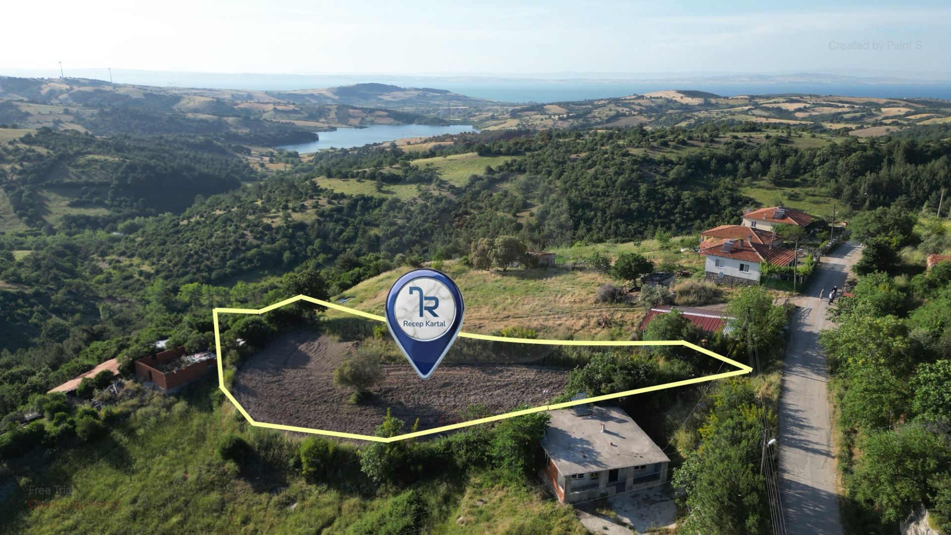 ÇANAKKALE LAPSEKİ TAŞTEPE 1457 M2 İMARLI ARSA - ÇANAKKALE LAPSEKİ TAŞTEPE KÖYÜ - undefined [object Object]