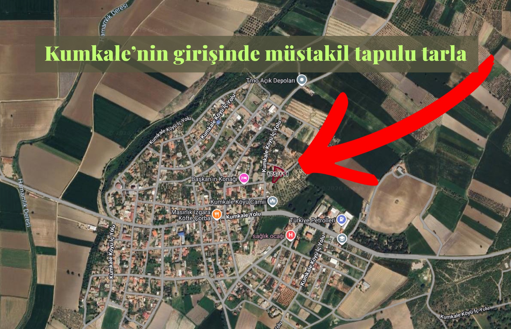 Çanakkale Kumkale Yola Cephe, İmar Sınırında 2 Dönüm Tarla - ÇANAKKALE MERKEZ KUMKALE KÖYÜ, MEHMET ÇAVUŞ MEVKİİ - undefined [object Object]