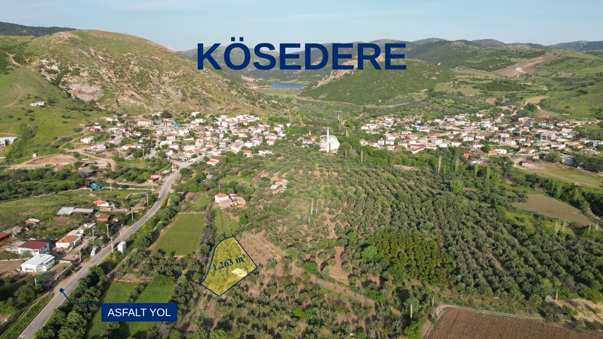 ÇANAKKALE AYVACIK KÖSEDERE’DE HAZIR YAŞAMLI ARSA!