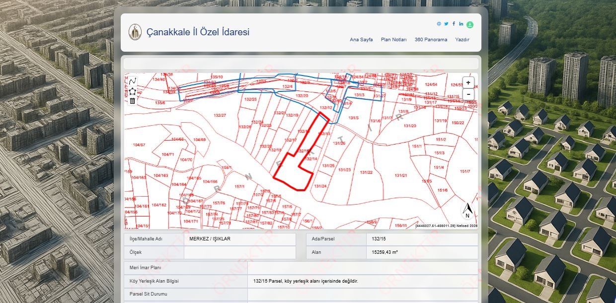 IŞIKLAR KÖYÜ ANAYOL KENARI SATILIK 472 M2 TİCARETHANE VE ARAZİ ! - ÇANAKKALE MERKEZ IŞIKLAR KÖYÜ - undefined undefined - Thumbnail