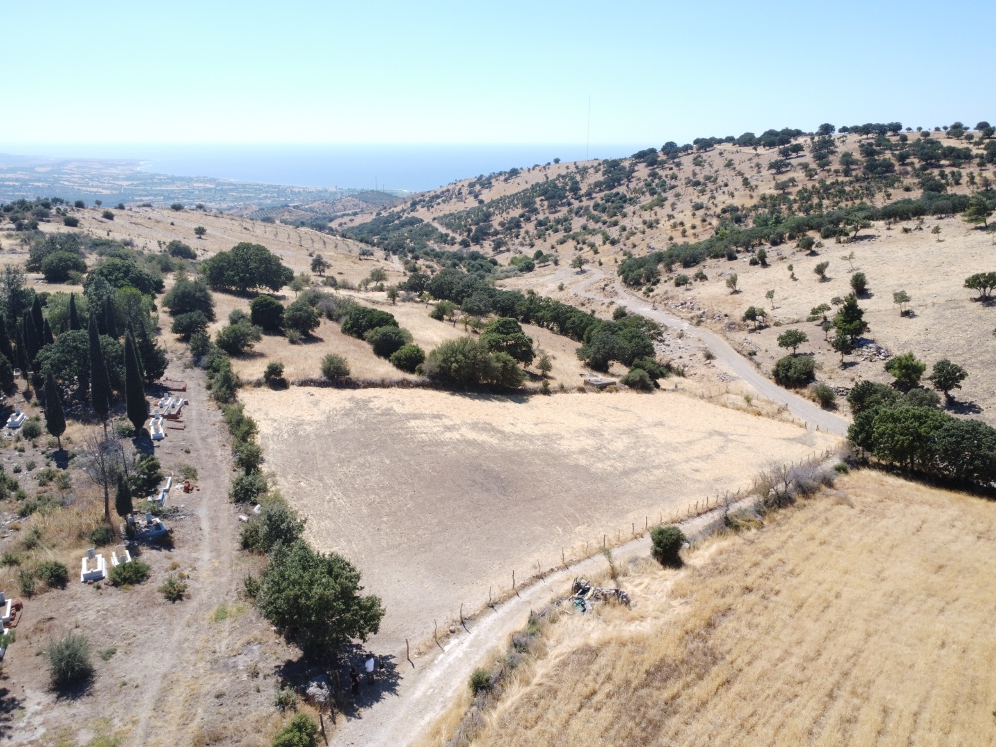 AYVACIK KÖSEDEREDE SATILIK DENİZ MANZARALI TARLA - ÇANAKKALE AYVACIK KÖSEDERE KÖYÜ, KARAAYIT MEVKİİ - undefined undefined - Thumbnail