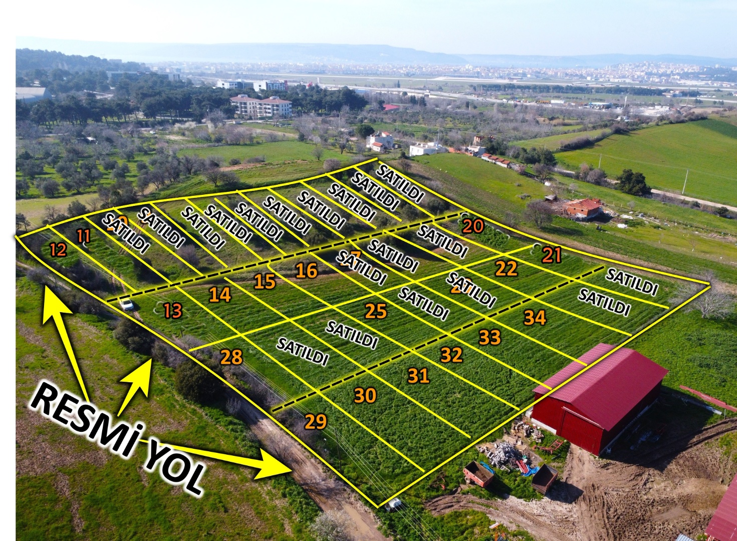 SARICAELİ İMAR SINIRINDA SINIRLI SAYIDA KOOPERATİF HİSSELERİ - ÇANAKKALE MERKEZ SARICAELİ KÖYÜ - undefined undefined - Thumbnail