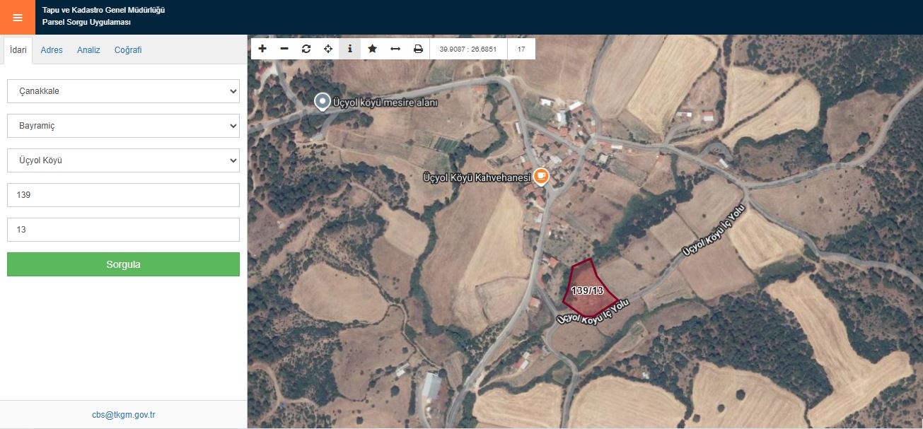 BAYRAMİÇ ÜÇYOL KÖYÜNÜN GİRİŞİNDE 2963 M2 KÖY İMARLI SATILIK ARSA ! - ÇANAKKALE BAYRAMİÇ ÜÇYOL KÖYÜ - undefined undefined - Thumbnail