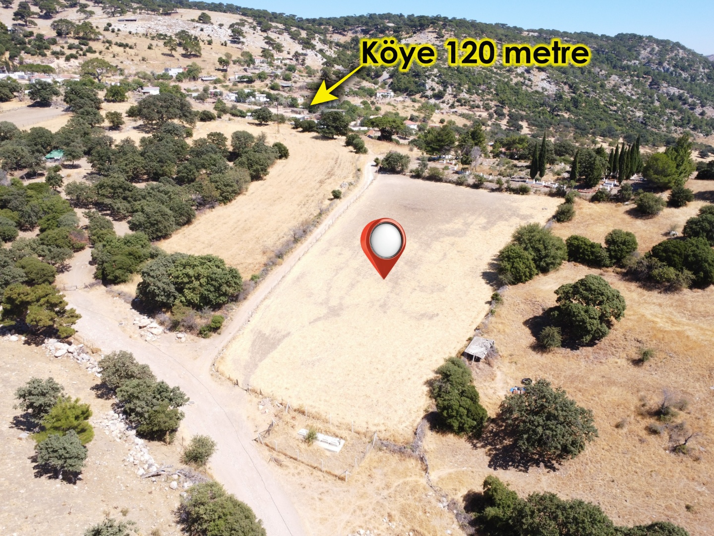 AYVACIK KÖSEDEREDE SATILIK DENİZ MANZARALI TARLA - ÇANAKKALE AYVACIK KÖSEDERE KÖYÜ, KARAAYIT MEVKİİ - undefined undefined - Thumbnail