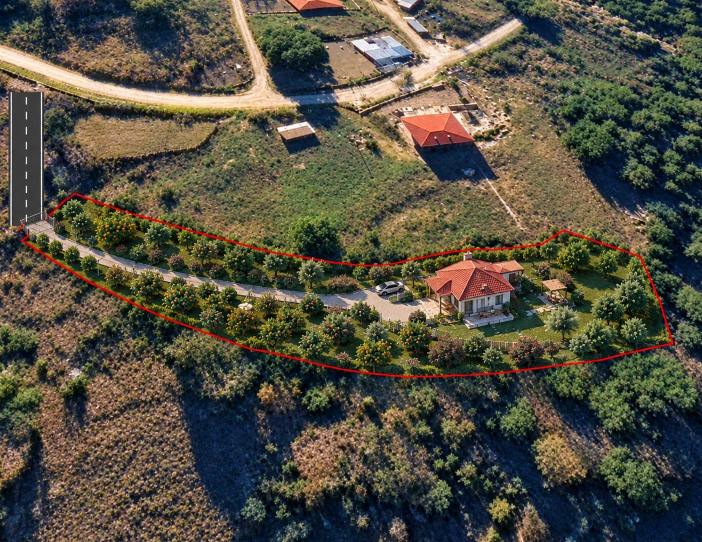 🏡 Lapseki Beybaş'ta Konut İmarlı, 3 Müstakil Ev Yapılabilir Arsa - ÇANAKKALE LAPSEKİ BEYBAŞ KÖYÜ - undefined undefined - Thumbnail
