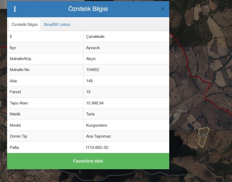 Çanakkale Ayvacık Akşin Köyü Satılık 15986 m2 Tarla  - ÇANAKKALE AYVACIK AKÇİN KÖYÜ - undefined undefined - Thumbnail