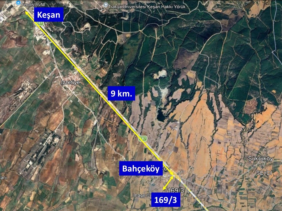 EDİRNE KEŞAN BAHÇEKÖY'DE 6.909 m² MÜSTAKİL TAPULU, KADASTRO YOLUNA CEPHELİ TARLA - EDİRNE KEŞAN BAHÇEKÖY KÖYÜ - undefined undefined - Thumbnail