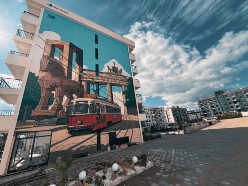 ÇANAKKALE HAMİDİYE MAH.  AYRICALIKLI SİTE BERLİN CİTY DE SIFIR 1+1 KİRALIK EŞYALI DAİRE - ÇANAKKALE MERKEZ KEPEZ BELDESİ, HAMİDİYE MAHALLESİ - undefined undefined - Thumbnail