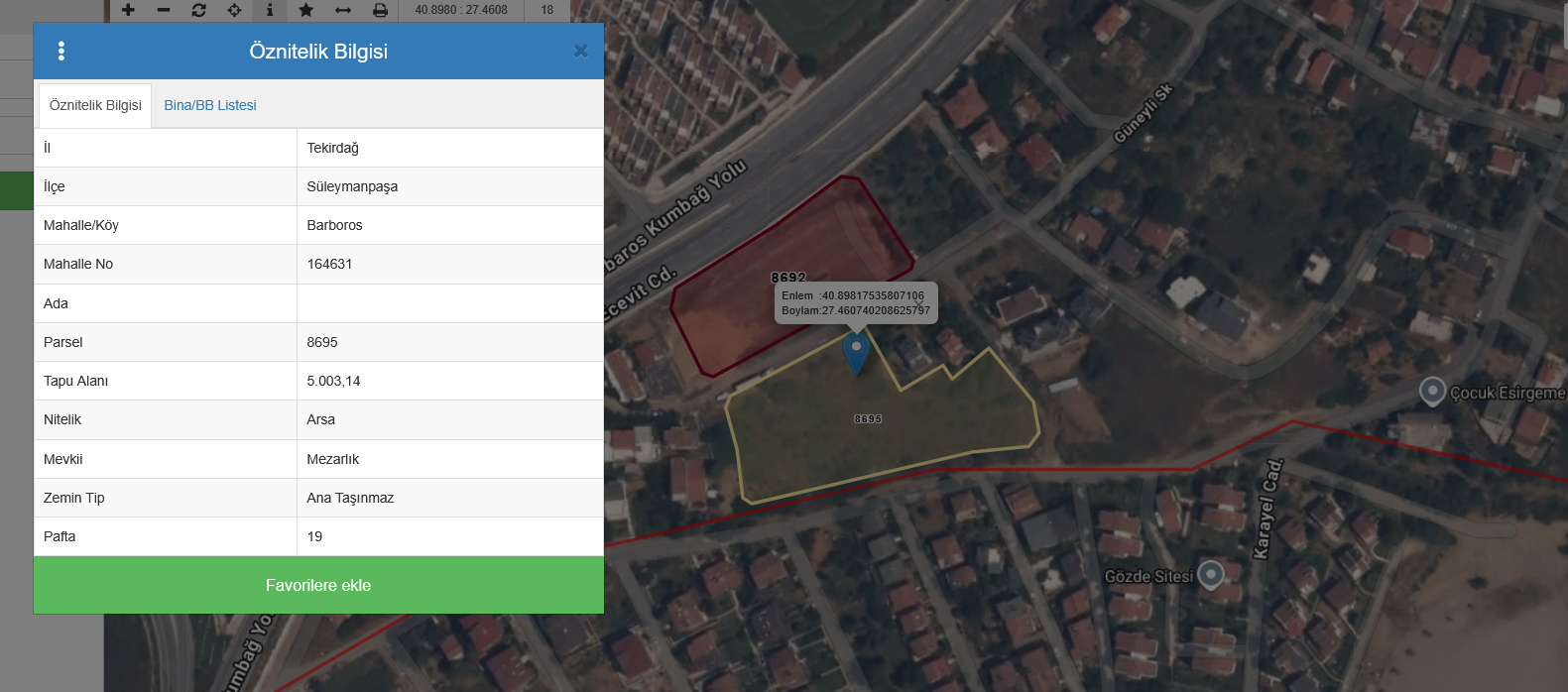 TEKİRDAĞ BARBAROS 5.003 M2 KONUT İMARLI SATILIK ARSA - TEKİRDAĞ SÜLEYMANPAŞA BARBAROS MAHALLESİ - undefined undefined - Thumbnail