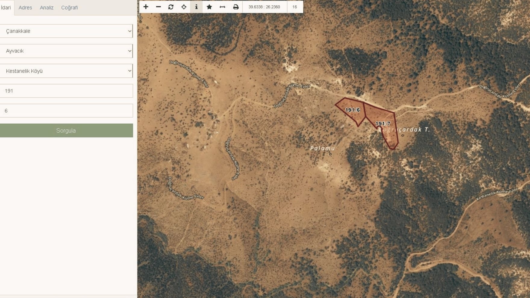 ÇANAKKALE AYVACIK KESTANELİK KÖYÜ 9.324 M2 SATILIK TARLA - ÇANAKKALE AYVACIK KESTANELİK KÖYÜ, KÜÇÜK KESTANELİK MEVKİİ - undefined undefined - Thumbnail