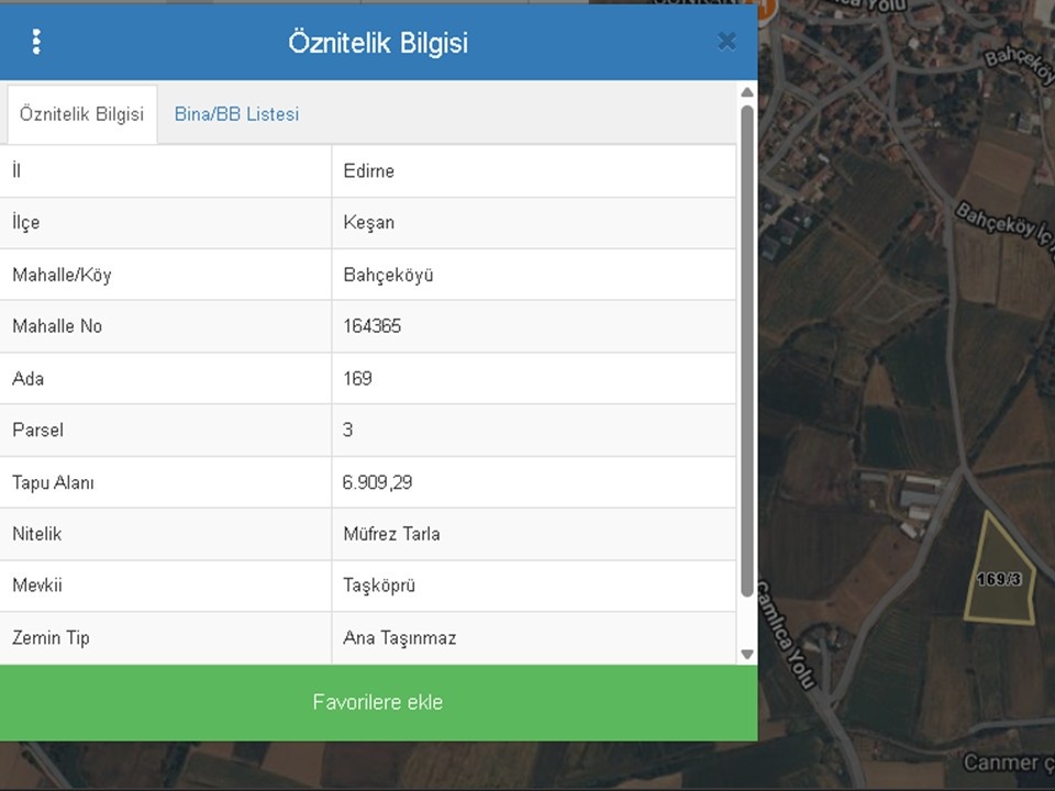 EDİRNE KEŞAN BAHÇEKÖY'DE 6.909 m² MÜSTAKİL TAPULU, KADASTRO YOLUNA CEPHELİ TARLA - EDİRNE KEŞAN BAHÇEKÖY KÖYÜ - undefined undefined - Thumbnail