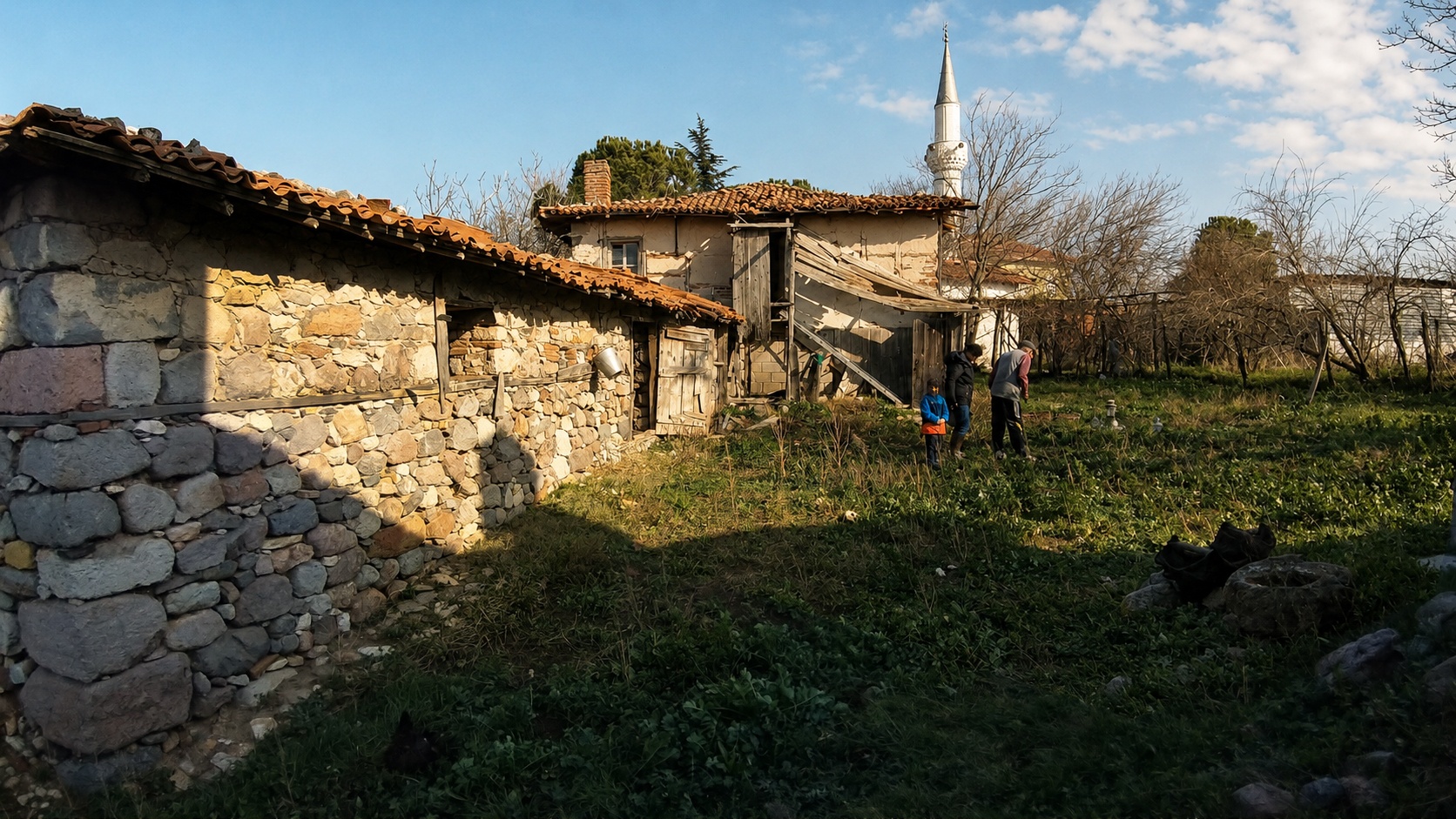Bayramiç Bıyıklı Köyünde 428m² Bahçeli Taş Ev ve Dam - ÇANAKKALE BAYRAMİÇ BIYIKLI KÖYÜ - undefined undefined - Thumbnail