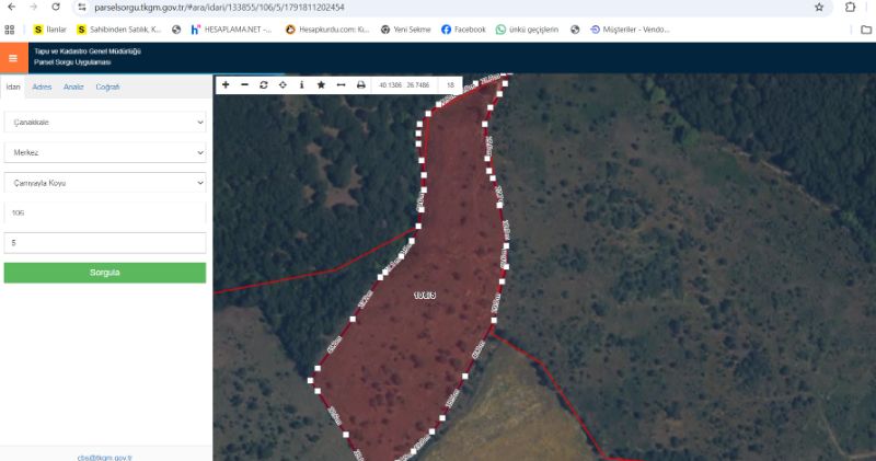 ÇANAKKALE MERKEZ ÇAMYAYLA KÖYÜNDE 10.431 M2 TARLA SATILIKTIR. - ÇANAKKALE MERKEZ ÇAMYAYLA KÖYÜ - undefined undefined - Thumbnail