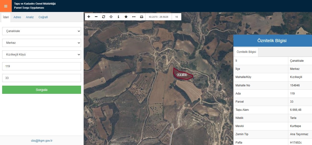 ÇANAKKALE MERKEZ KIZILKEÇİLİDE 6660 M2 SATILIK TARLA ! - ÇANAKKALE MERKEZ KIZILKEÇİLİ KÖYÜ - undefined undefined - Thumbnail