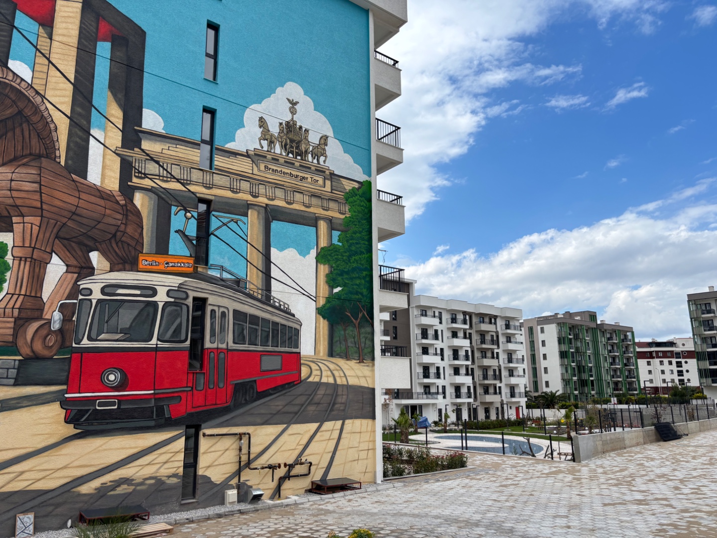 Kepez Hamidiye Berlin City'de Harika doğa Manzaralı Satılık 1+1 - ÇANAKKALE MERKEZ KEPEZ BELDESİ, HAMİDİYE MAHALLESİ - undefined undefined - Thumbnail
