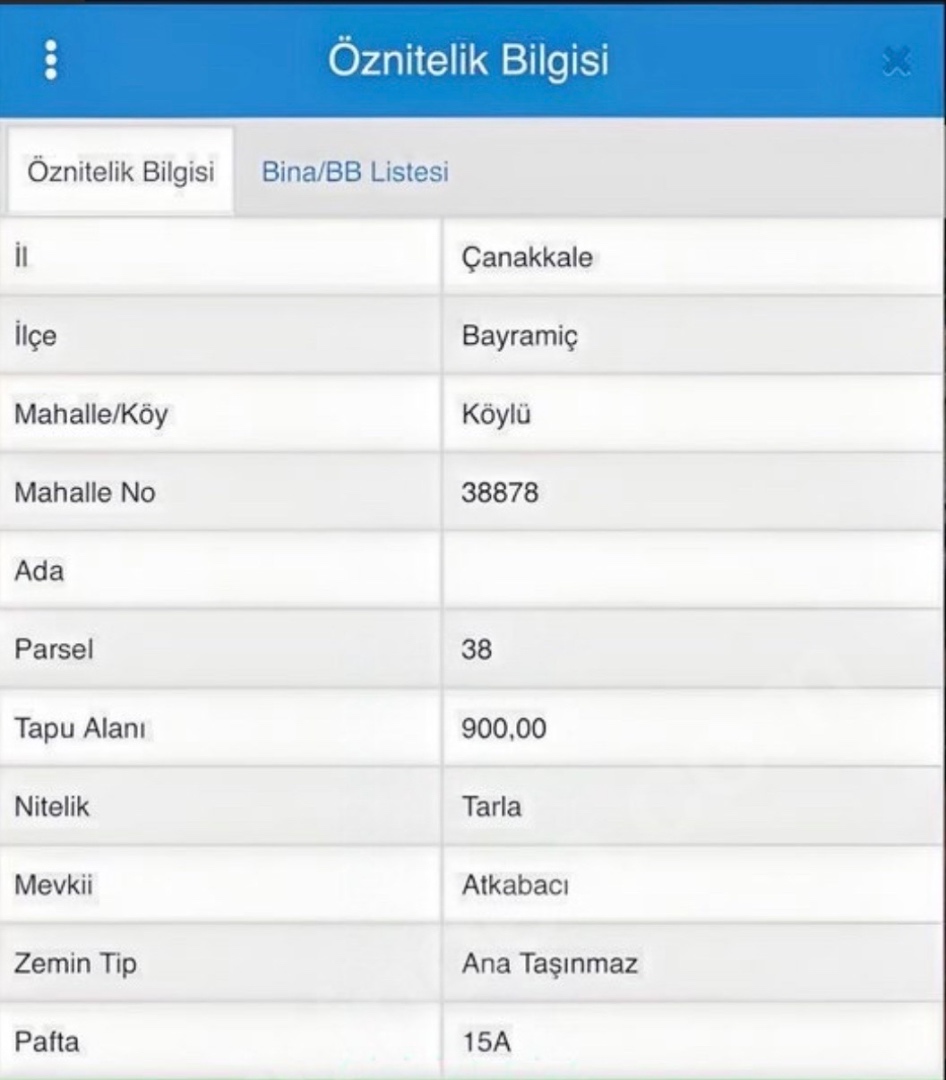 ÇANAKKALE BAYRAMİÇ KÖYLÜ DE 900M2 HOBİ BAHÇESİ - ÇANAKKALE BAYRAMİÇ KÖYLÜ KÖYÜ - undefined undefined - Thumbnail