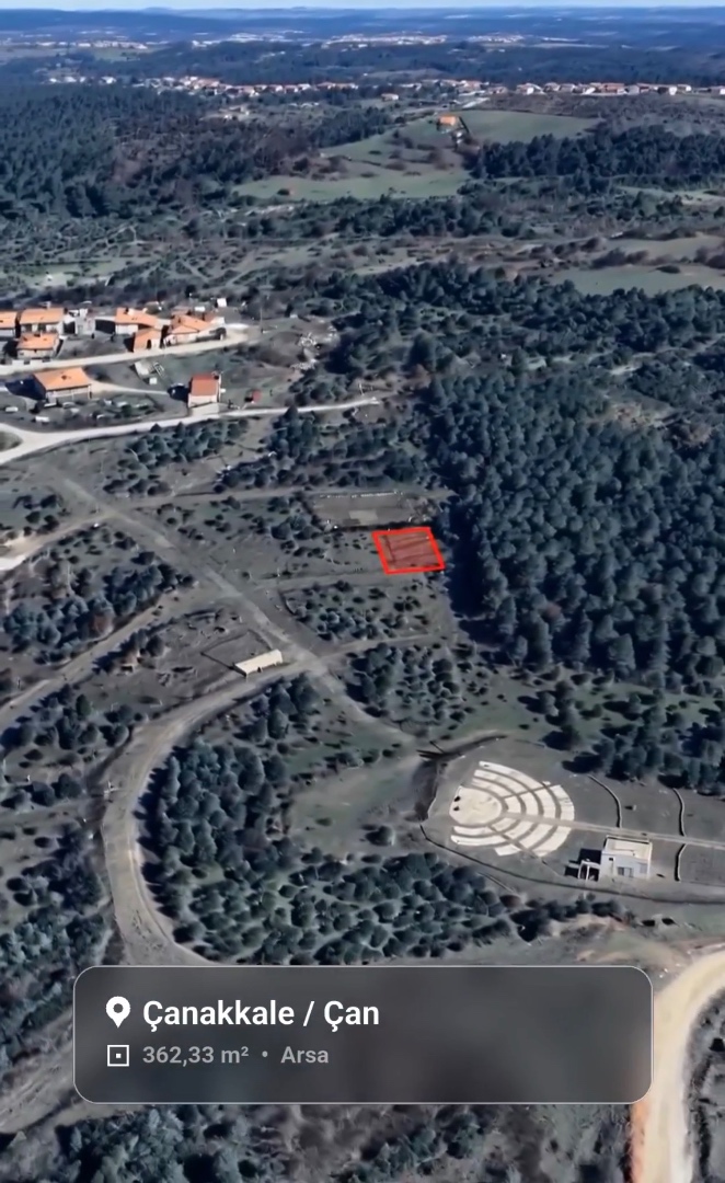 Çanakkale Çan Karşıyaka Mahallesinde Satılık İmarlı Arsa  - ÇANAKKALE ÇAN KARŞIYAKA MAHALLESİ - undefined undefined - Thumbnail