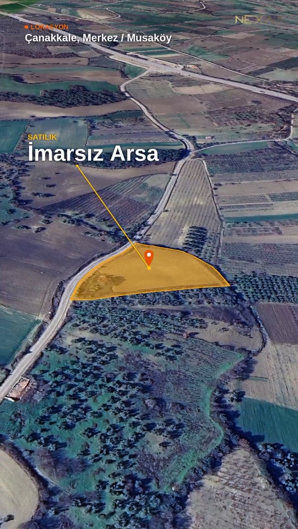 Çanakkale Merkez Musaköy de 9300 m2 Satılık Tarla  - ÇANAKKALE MERKEZ MUSAKÖY KÖYÜ - undefined undefined - Thumbnail
