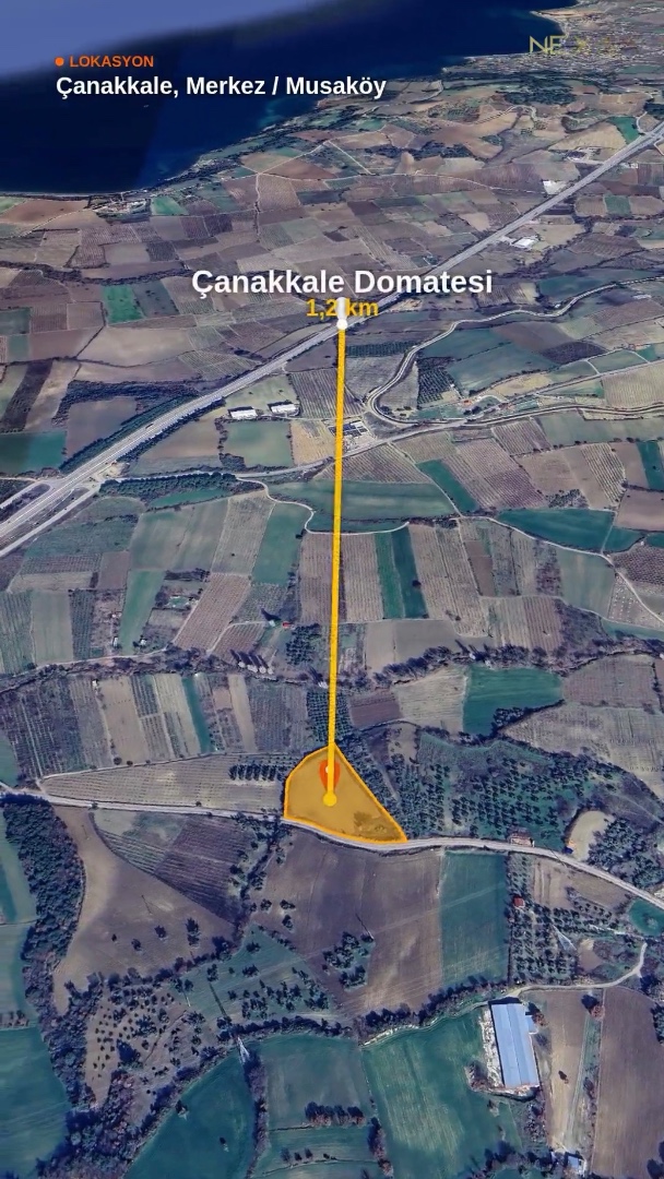 Çanakkale Merkez Musaköy de 9300 m2 Satılık Tarla  - ÇANAKKALE MERKEZ MUSAKÖY KÖYÜ - undefined undefined - Thumbnail
