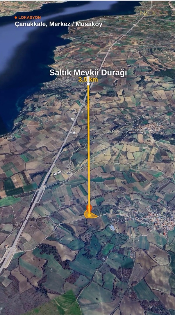 Çanakkale Merkez Musaköy de 9300 m2 Satılık Tarla  - ÇANAKKALE MERKEZ MUSAKÖY KÖYÜ - undefined undefined - Thumbnail