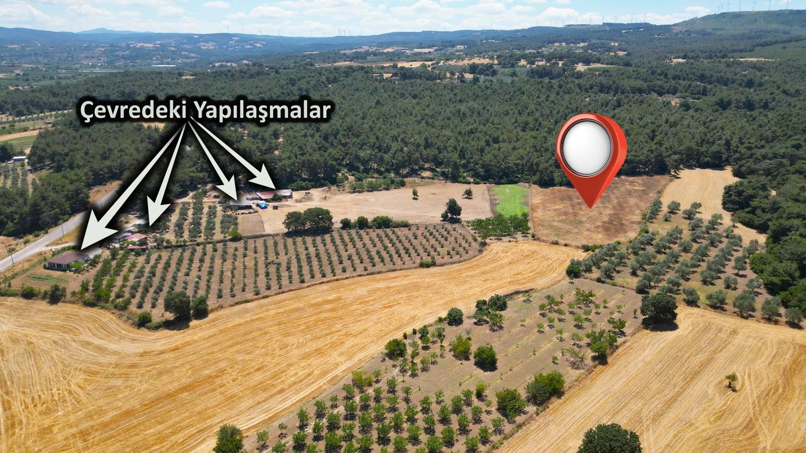 Çanakkale Merkez Taşlıtarla da 400 Adet Badem Ağaçı Bulunan 10239 M2 Tarla - ÇANAKKALE MERKEZ TAŞLITARLA KÖYÜ - undefined undefined - Thumbnail