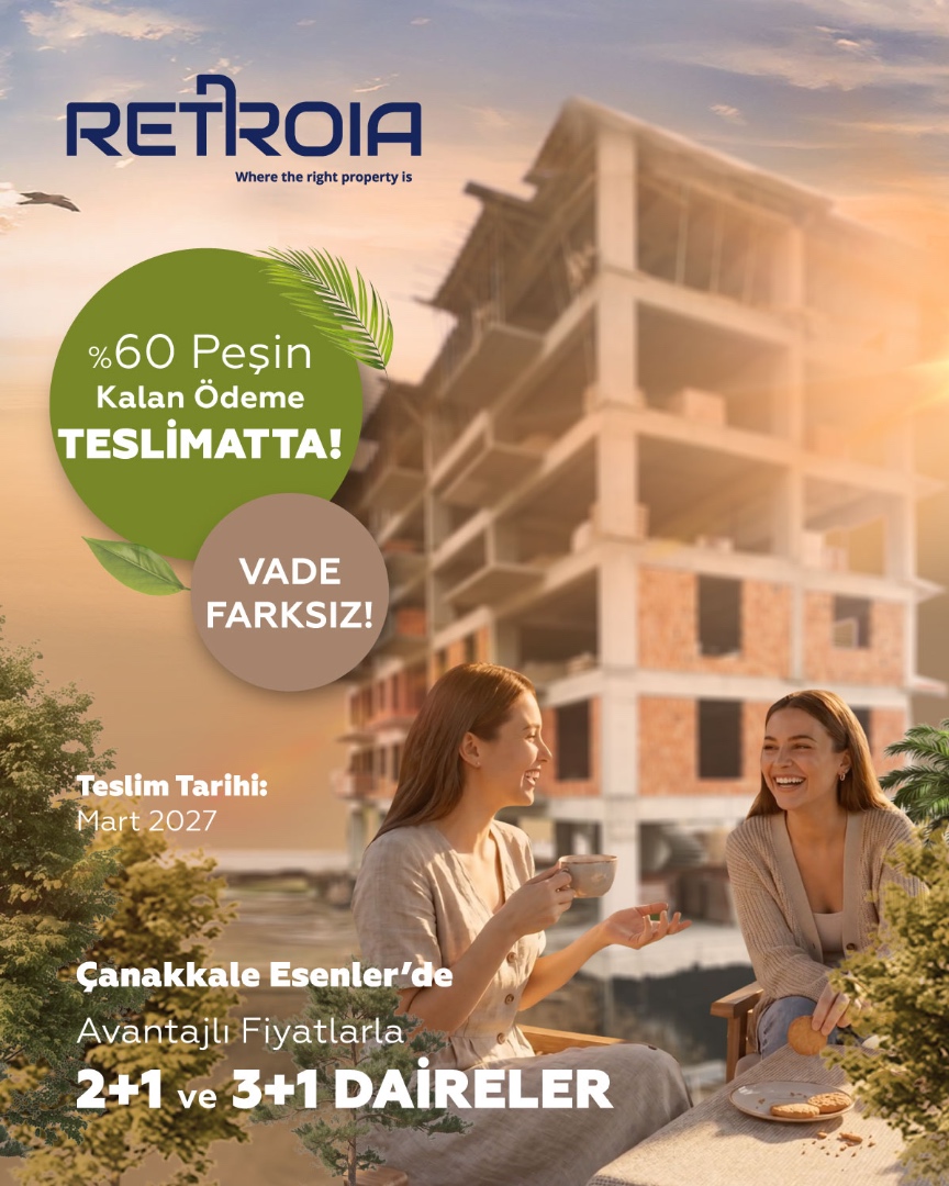 ÇANAKKALE MERKEZ ESENLER MAHALLESİ %60 PEŞİNAT İLE 3+1 DAİRELER - ÇANAKKALE MERKEZ ESENLER MAHALLESİ - undefined undefined - Thumbnail