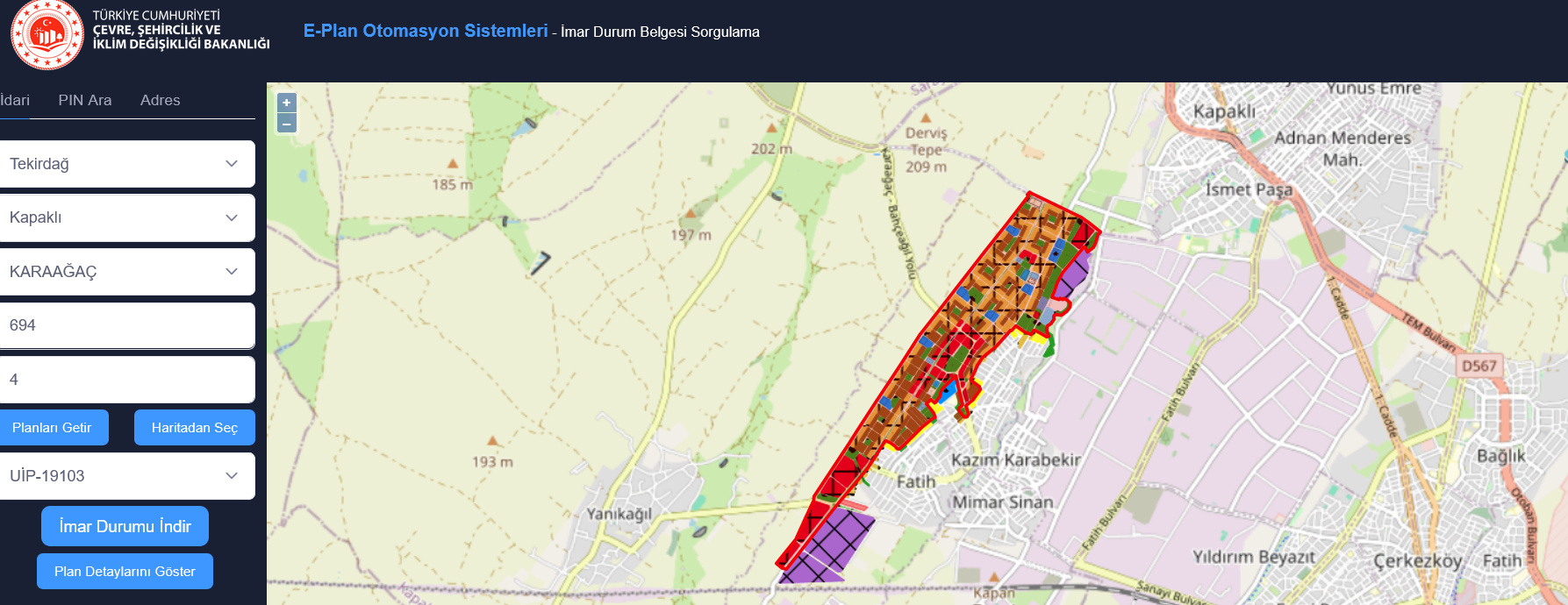 TEKİRDAĞ KAPAKLI KARAAĞAÇ 1.302 M2 KONUT İMARLI SATILIK ARSA - TEKİRDAĞ KAPAKLI KARAAĞAÇ MAHALLESİ - undefined undefined - Thumbnail