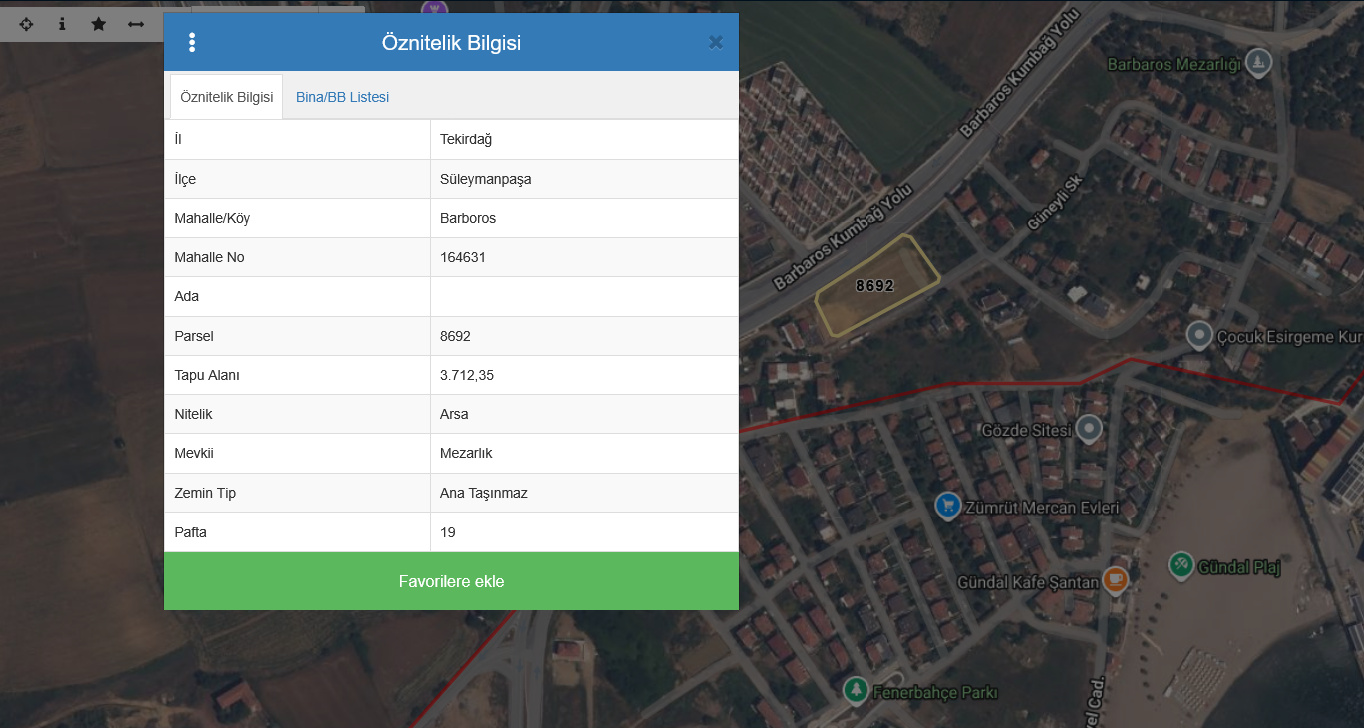 TEKİRDAĞ BARBAROS SATILIK 3.712 M2 KONUT İMARLI ARSA - TEKİRDAĞ SÜLEYMANPAŞA BARBAROS MAHALLESİ - undefined undefined - Thumbnail