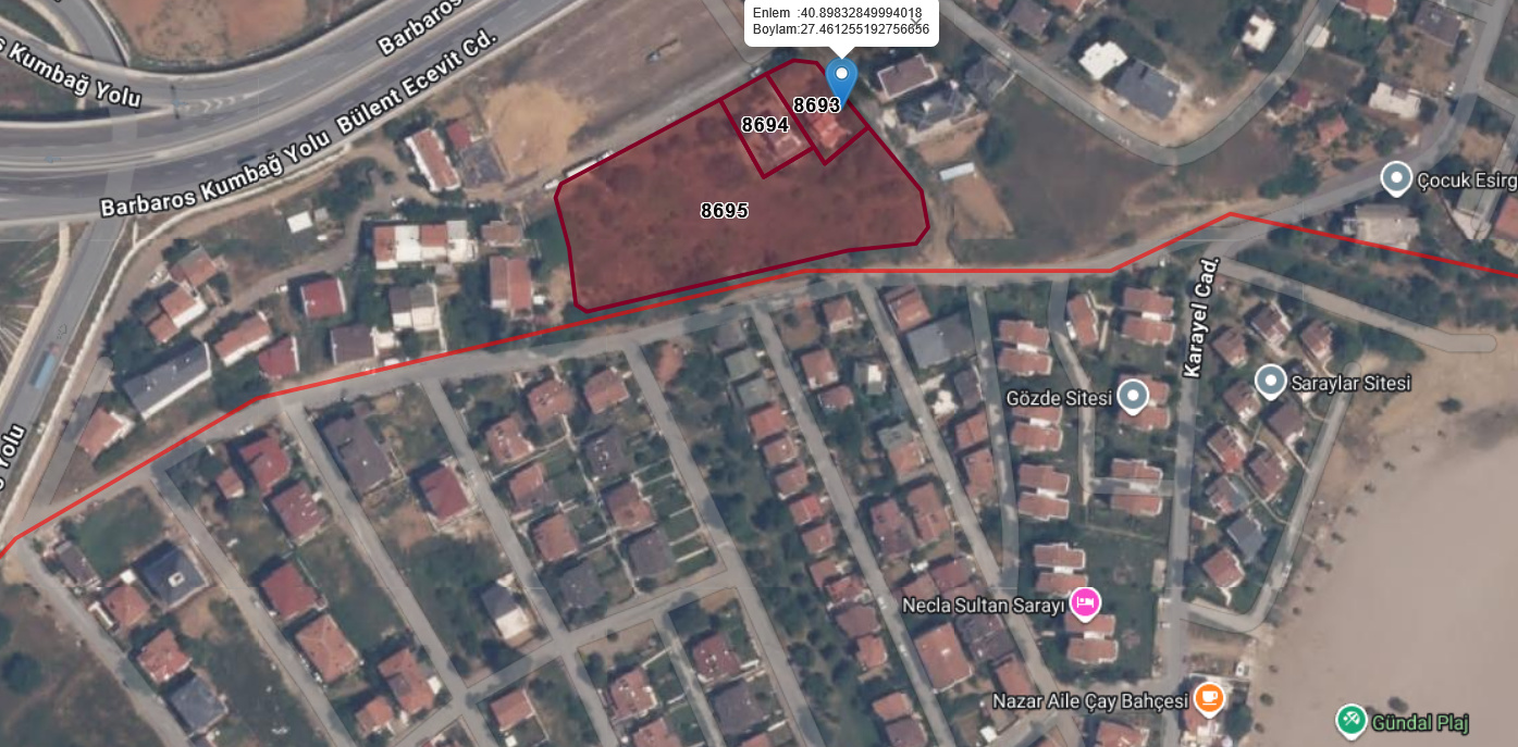 TEKİRDAĞ BARBAROS SATILIK KONUT İMARLI 6.121 m2 ARSA + İKİ VİLLA - TEKİRDAĞ SÜLEYMANPAŞA BARBAROS MAHALLESİ - undefined undefined - Thumbnail