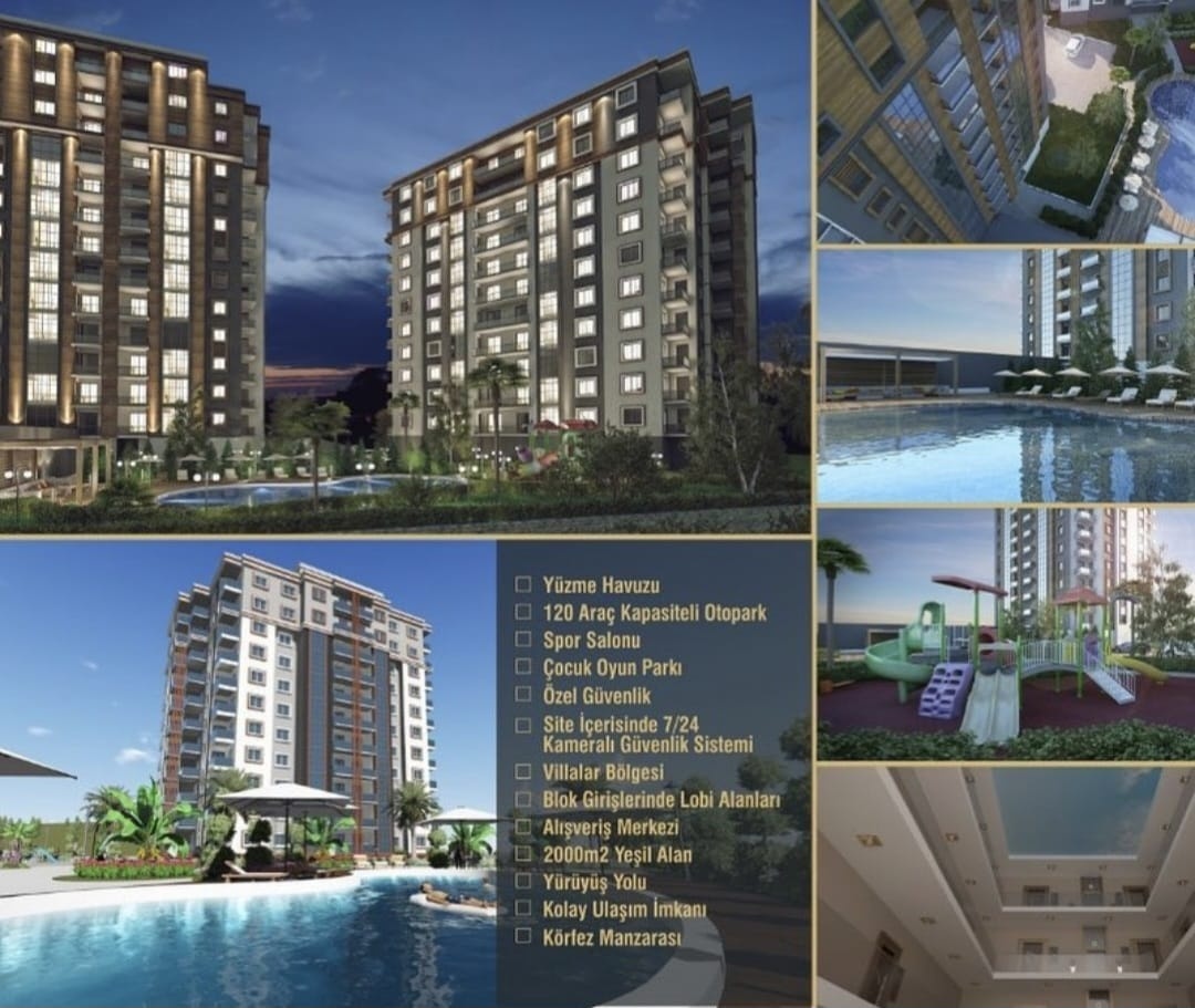 İZMİR ULUKENT DE GERMENLIFE SİTESİNDE 3+1 SATILIK 