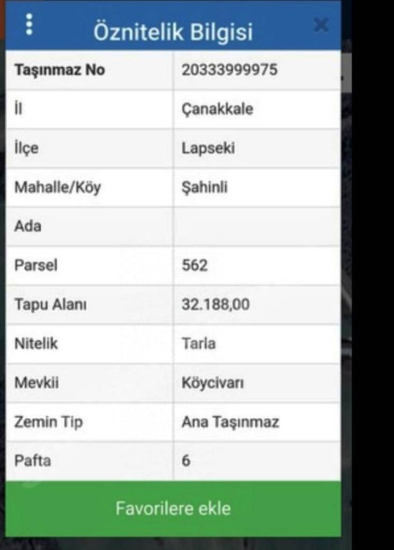 YATIRIMLIK ŞAHİNLİDE KÖPRÜ MANZARALI KOOPERATİF HİSSESİ - ÇANAKKALE LAPSEKİ ŞAHİNLİ KÖYÜ - undefined undefined - Thumbnail