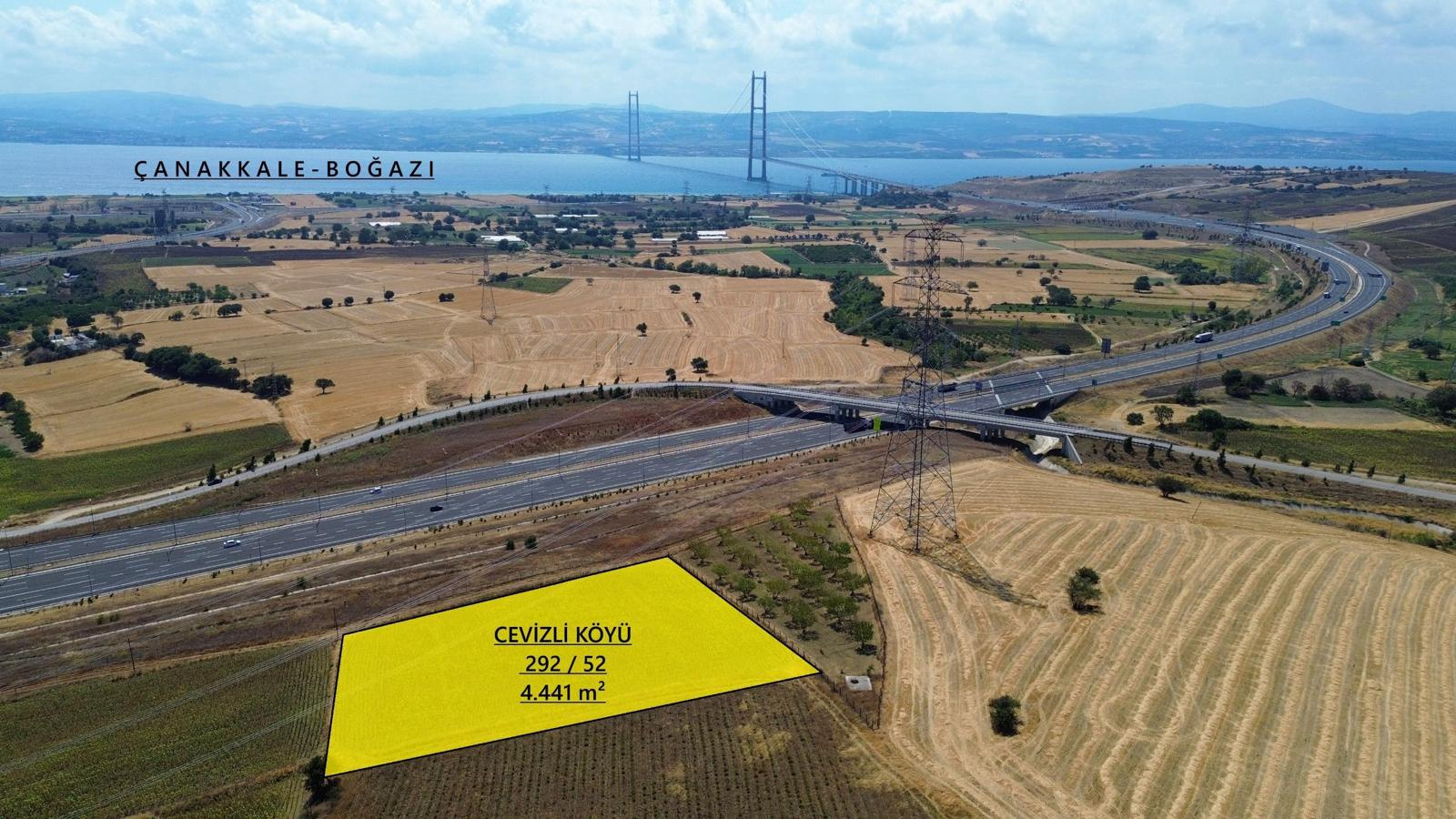 GELİBOLU CEVİZLİ KÖYÜ BOĞAZ VE KÖPRÜ MANZARALI SATILIK 4.441 M2 TARLA  - ÇANAKKALE GELİBOLU CEVİZLİ KÖYÜ, CEVİZLİ MÜCAVİR MEVKİİ - undefined [object Object]