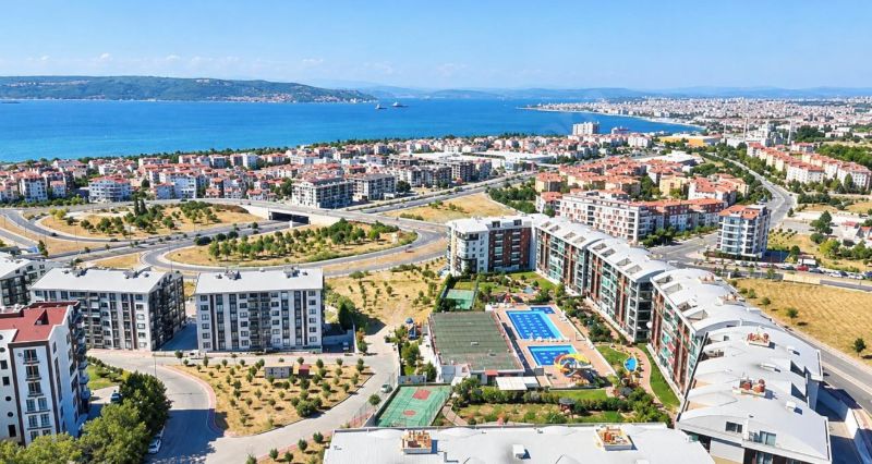 ŞEHRİ MANZARADA KİRALIK 3+1 HAVUZLU GÜVENLİKLİ - ÇANAKKALE MERKEZ KEPEZ BELDESİ, HAMİDİYE MAHALLESİ - undefined undefined - Thumbnail